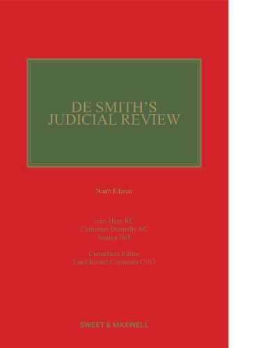 Cover image for De Smith's Judicial Review