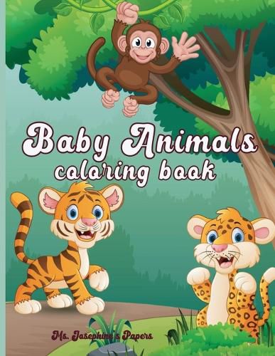 Cover image for Baby Animals Coloring Book