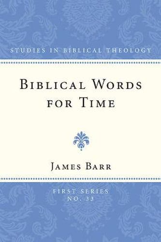 Cover image for Biblical Words for Time