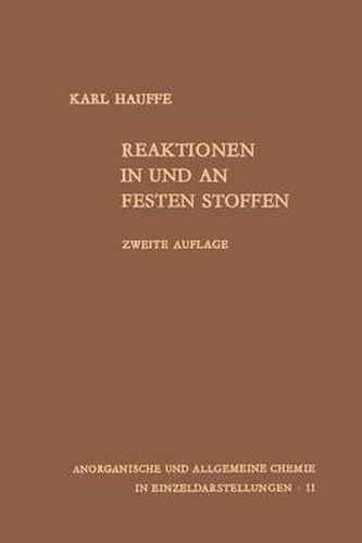 Cover image for Reaktionen in Und an Festen Stoffen