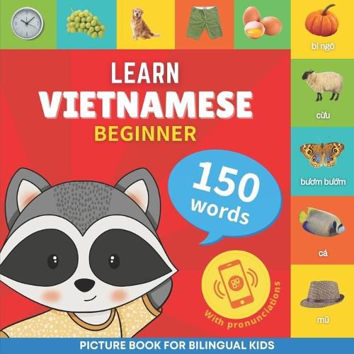 Cover image for Learn Vietnamese Beginner: 150 Words [Bilingual Vietnamese/English]