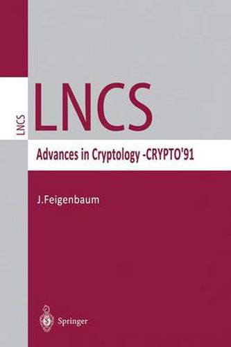 Cover image for Advances in Cryptology - CRYPTO '91: Proceedings