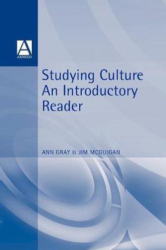 Studying Culture: An Introductory Reader