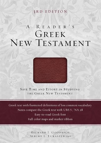 Cover image for A Reader's Greek New Testament: Third Edition