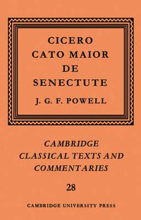 Cover image for Cicero: Cato Maior de Senectute