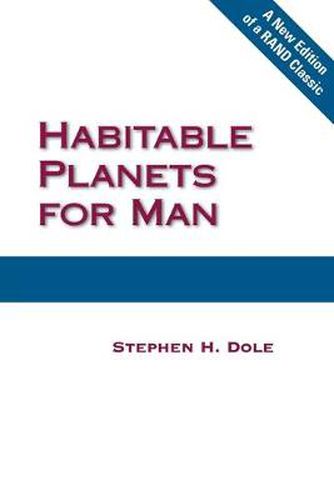 Cover image for Habitable Planets for Man