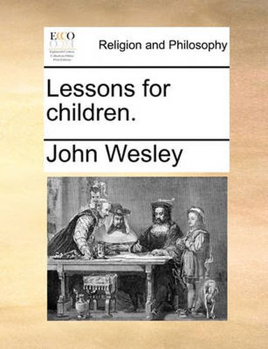 Cover image for Lessons for Children.