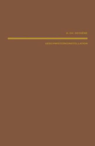 Cover image for Geschwisterkonstellation und Psychische Fehlentwicklung