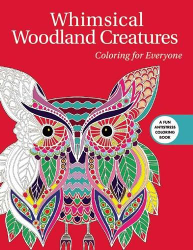 Cover image for Whimsical Woodland Creatures: Coloring for Everyone