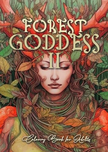 Cover image for Forest Goddess Coloring Book for Adults 2