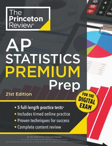 Cover image for Princeton Review AP Statistics Premium Prep, 21st Edition