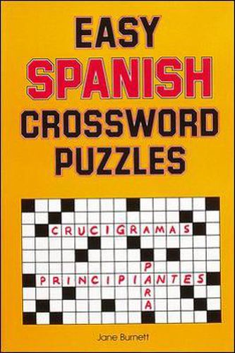 Cover image for Easy Spanish Crossword Puzzles