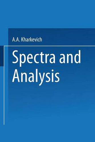 Cover image for Spectra and Analysis