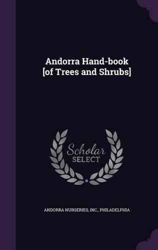 Cover image for Andorra Hand-Book [Of Trees and Shrubs]