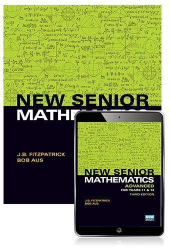 Cover image for New Senior Mathematics Advanced Years 11 & 12 Student Book with eBook