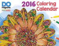 Cover image for 2016 Design Originals Coloring Calendar