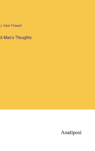 Cover image for A Man's Thoughts