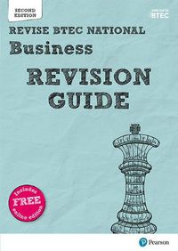 Cover image for Pearson REVISE BTEC National Business Revision Guide: for home learning, 2022 and 2023 assessments and exams