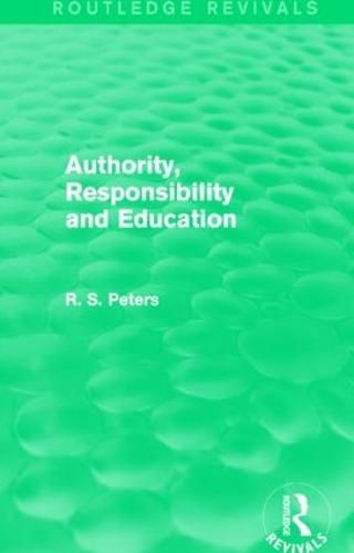 Cover image for Authority, Responsibility and Education