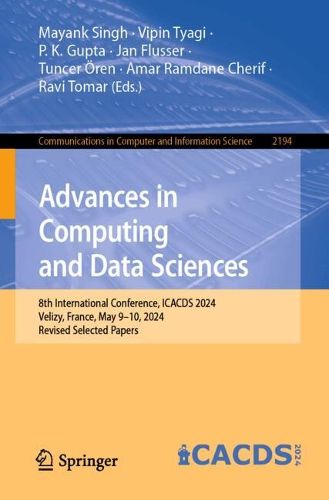 Cover image for Advances in Computing and Data Sciences