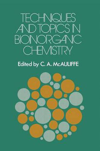 Cover image for Techniques and Topics in Bioinorganic Chemistry