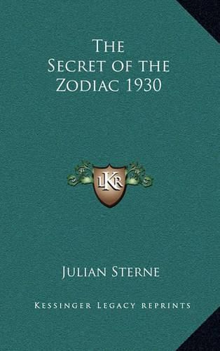 The Secret of the Zodiac 1930