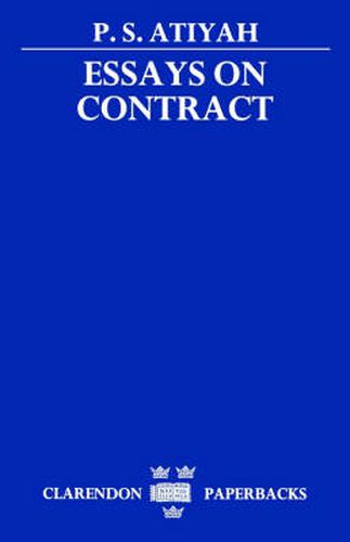 Cover image for Essays on Contract