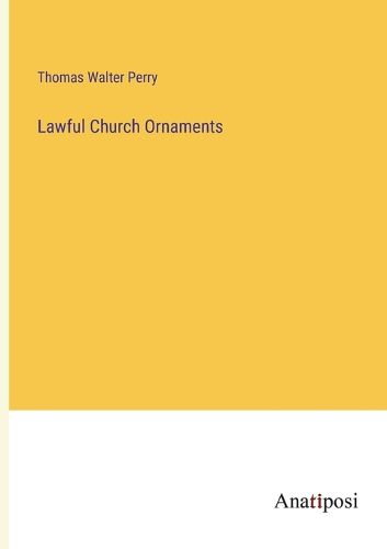 Cover image for Lawful Church Ornaments