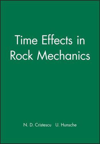 Cover image for Time Effects in Rock Mechanics