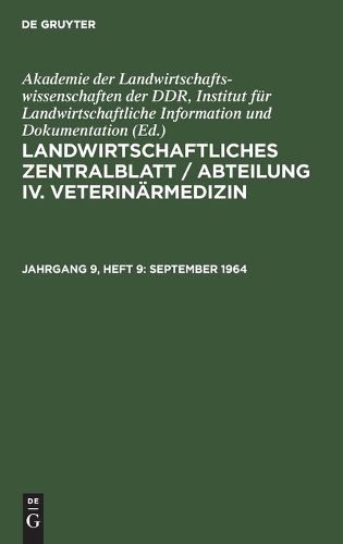 Cover image for September 1964