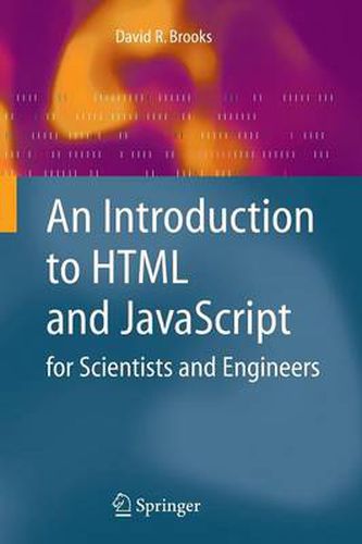 Cover image for An Introduction to HTML and JavaScript: for Scientists and Engineers