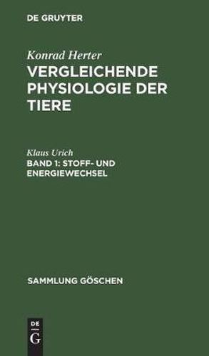 Cover image for Stoff- und Energiewechsel