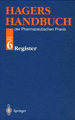 Cover image for Hagers Handbuch der Pharmazeutischen Praxis