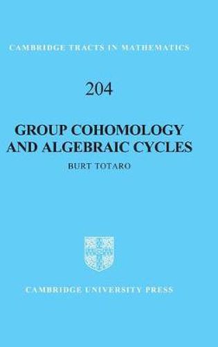 Cover image for Group Cohomology and Algebraic Cycles