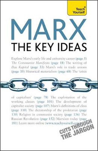 Cover image for Marx - The Key Ideas: Teach Yourself