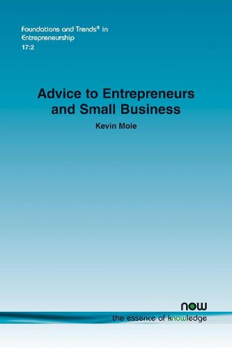 Cover image for Advice to Entrepreneurs and Small Business