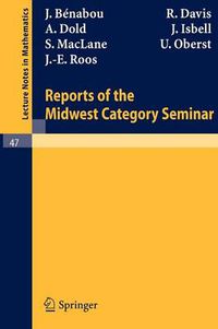 Cover image for Reports of the Midwest Category Seminar I