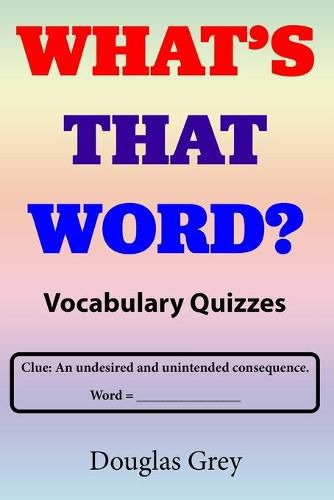 Cover image for What's That Word? Vocabulary Quizzes