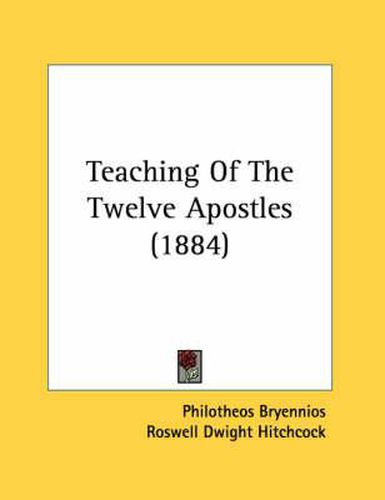 Teaching of the Twelve Apostles (1884)