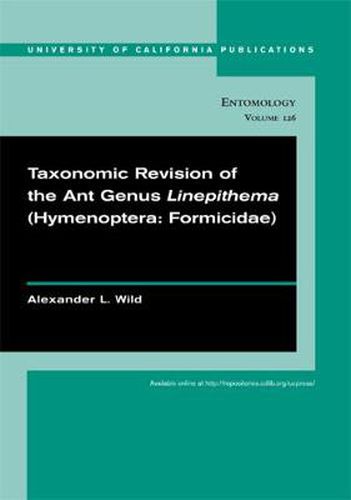 Cover image for Taxonomic revision of the ant genus Linepithema (Hymenoptera: Formicidae)