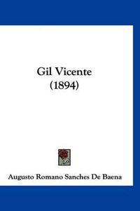 Cover image for Gil Vicente (1894)