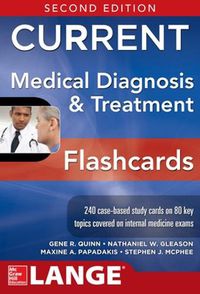 Cover image for CURRENT Medical Diagnosis and Treatment Flashcards, 2E