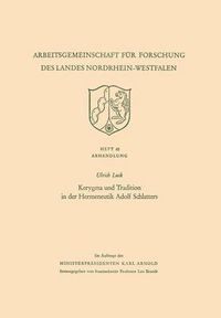 Cover image for Kerygma Und Tradition in Der Hermeneutik Adolf Schlatters