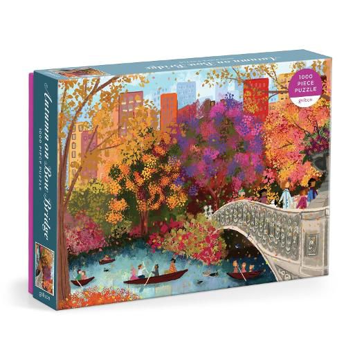 Cover image for Joy Laforme Autumn on Bow Bridge 1000 Piece Puzzle