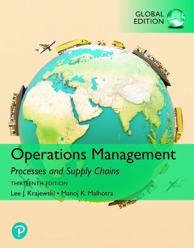 Cover image for Operations Management: Processes and Supply Chains, Global Edition