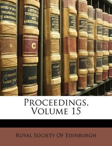 Cover image for Proceedings, Volume 15