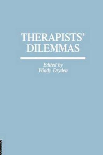 Cover image for Therapists' Dilemmas