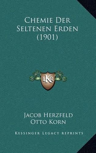 Cover image for Chemie Der Seltenen Erden (1901)