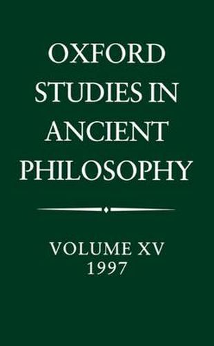 Cover image for Oxford Studies in Ancient Philosophy