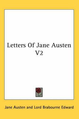 Cover image for Letters of Jane Austen V2